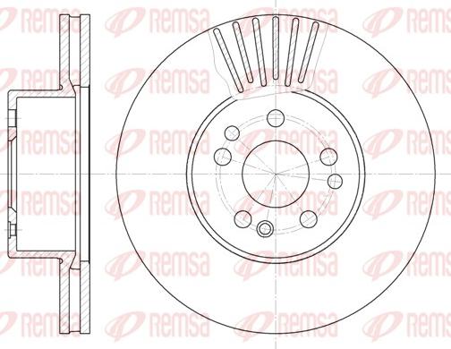 Remsa 6353.10 - Kočioni disk www.molydon.hr