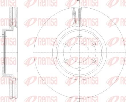 Remsa 62136.10 - Kočioni disk www.molydon.hr