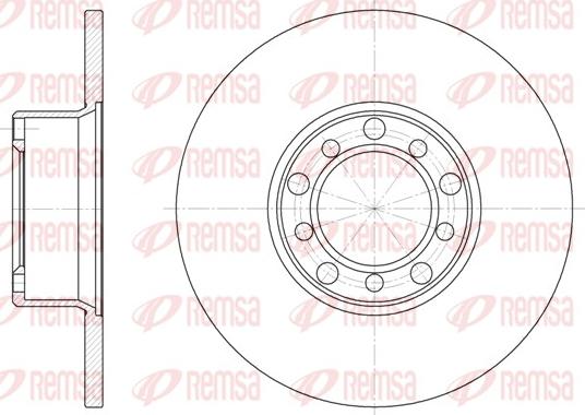 Remsa 6272.00 - Kočioni disk www.molydon.hr