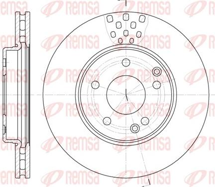 Remsa 6751.10 - Kočioni disk www.molydon.hr