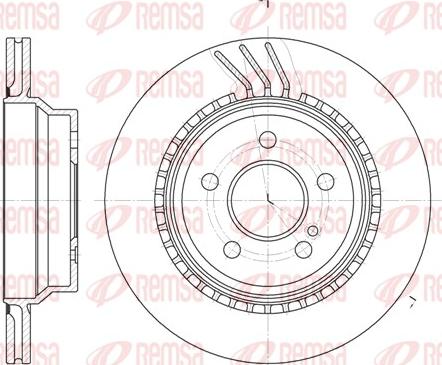 Remsa 6760.10 - Kočioni disk www.molydon.hr