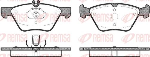 Remsa 0601.00 - Komplet Pločica, disk-kočnica www.molydon.hr