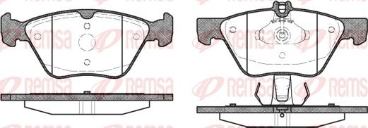 Remsa 0601.30 - Komplet Pločica, disk-kočnica www.molydon.hr