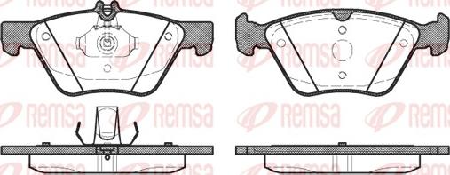 Remsa 0601.20 - Komplet Pločica, disk-kočnica www.molydon.hr