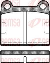 Remsa 0006.60 - Komplet Pločica, disk-kočnica www.molydon.hr