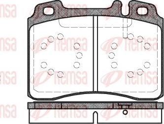 Remsa 0379.00 - Komplet Pločica, disk-kočnica www.molydon.hr