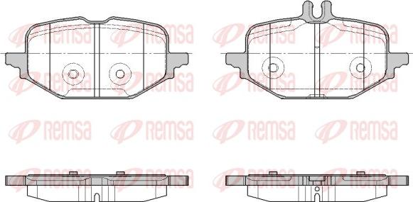 Remsa 1972.00 - Komplet Pločica, disk-kočnica www.molydon.hr