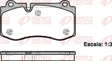 Remsa 1202.00 - Komplet Pločica, disk-kočnica www.molydon.hr