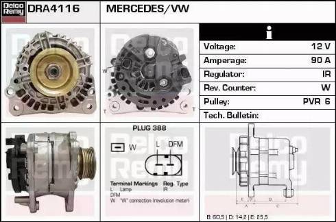 Remy DRA4116 - Alternator www.molydon.hr