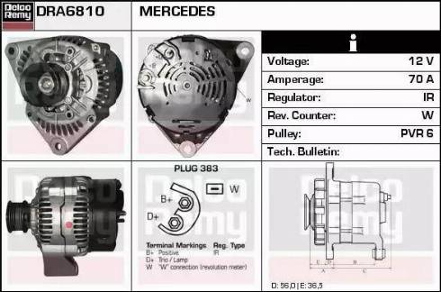 Remy DRA6810 - Alternator www.molydon.hr