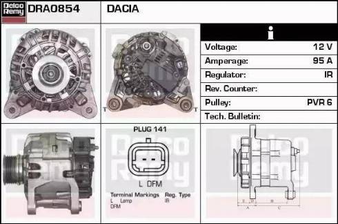 Remy DRA0854 - Alternator www.molydon.hr