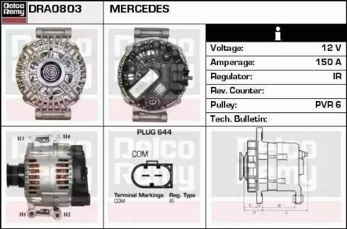 Remy DRA0803 - Alternator www.molydon.hr