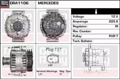 Remy DRA1106 - Alternator www.molydon.hr