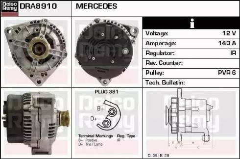 Remy DRA8910 - Alternator www.molydon.hr