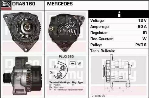 Remy DRA8160 - Alternator www.molydon.hr