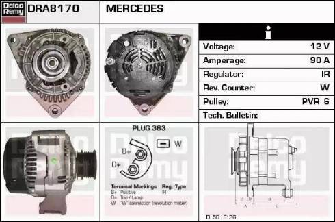 Remy DRA8170 - Alternator www.molydon.hr