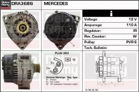 Remy DRA3686 - Alternator www.molydon.hr
