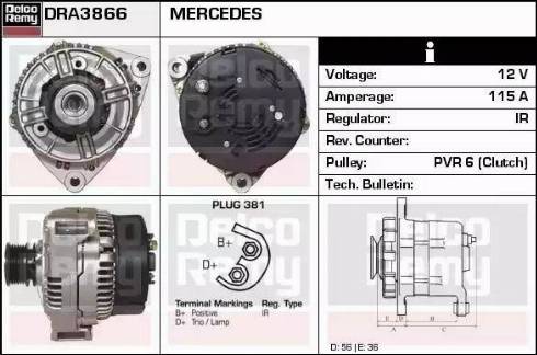 Remy DRA3866 - Alternator www.molydon.hr
