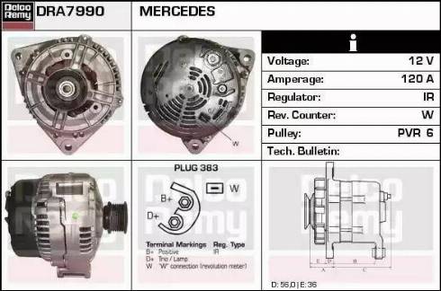 Remy DRA7990 - Alternator www.molydon.hr