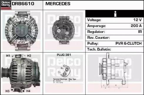 Remy DRB6610 - Alternator www.molydon.hr