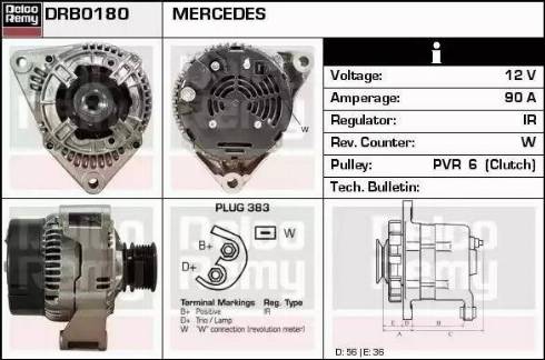 Remy DRB0180 - Alternator www.molydon.hr