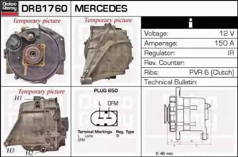 Remy DRB1760 - Alternator www.molydon.hr
