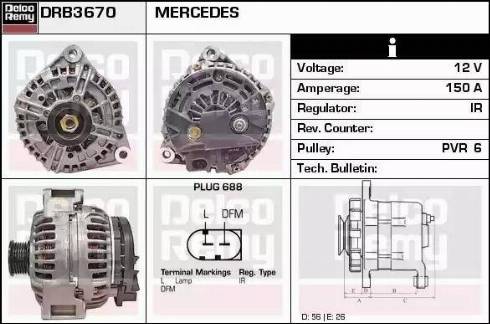 Remy DRB3670 - Alternator www.molydon.hr