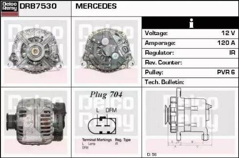 Remy DRB7530 - Alternator www.molydon.hr