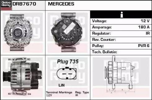 Remy DRB7670 - Alternator www.molydon.hr