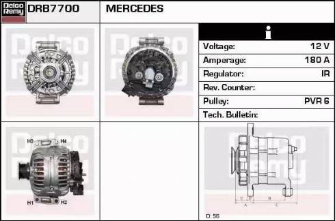 Remy DRB7700 - Alternator www.molydon.hr