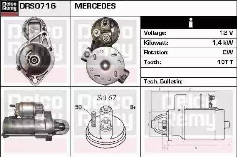 Remy DRS0716 - Starter www.molydon.hr