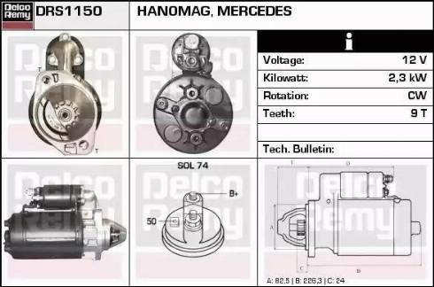 Remy DRS1150 - Starter www.molydon.hr