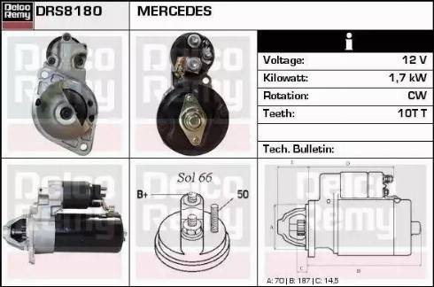 Remy DRS8180 - Starter www.molydon.hr