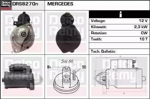 Remy DRS8270N - Starter www.molydon.hr