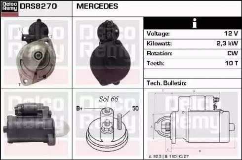 Remy DRS8270 - Starter www.molydon.hr