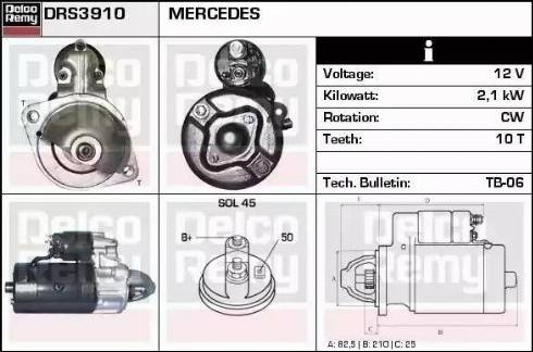 Remy DRS3910 - Starter www.molydon.hr