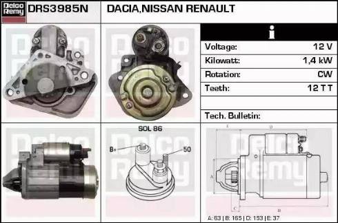 Remy DRS3985N - Starter www.molydon.hr