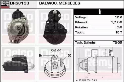 Remy DRS3150 - Starter www.molydon.hr