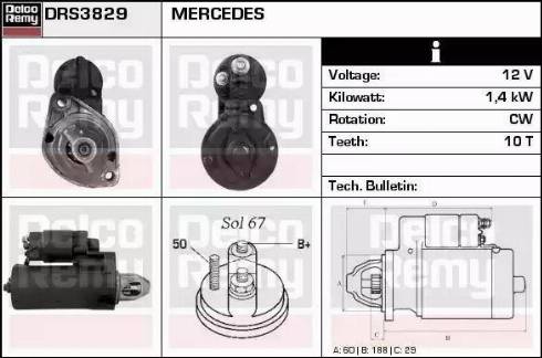 Remy DRS3829 - Starter www.molydon.hr