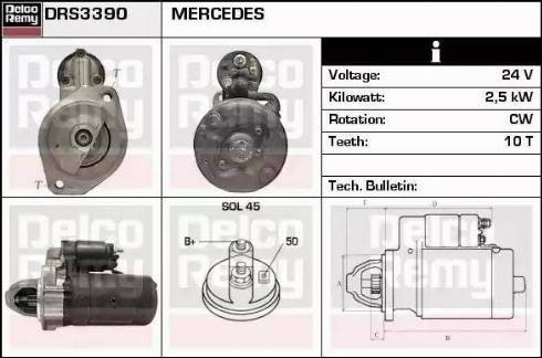 Remy DRS3390 - Starter www.molydon.hr