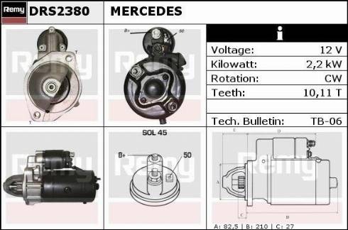 Remy DRS2380X - Starter www.molydon.hr