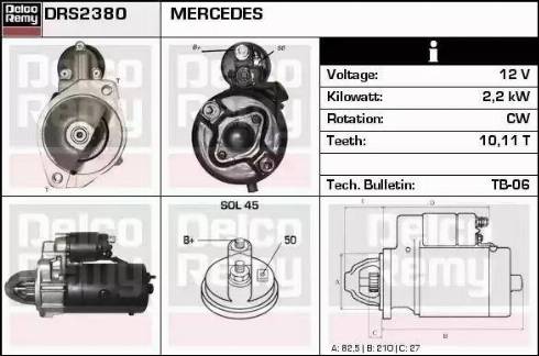 Remy DRS2380 - Starter www.molydon.hr