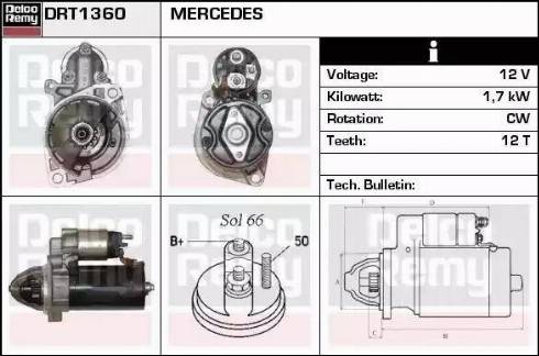 Remy DRT1360 - Starter www.molydon.hr