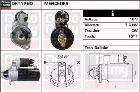Remy DRT1260 - Starter www.molydon.hr