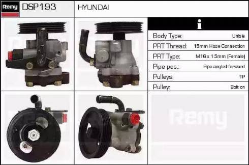 Remy DSP193 - Hidraulična pumpa, upravljanje www.molydon.hr