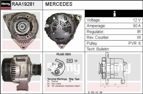 Remy RAA19281 - Alternator www.molydon.hr