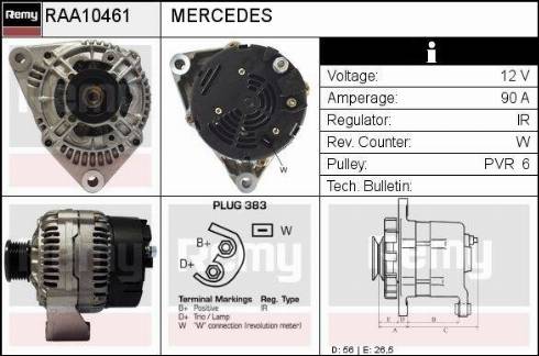 Remy RAA10461 - Alternator www.molydon.hr
