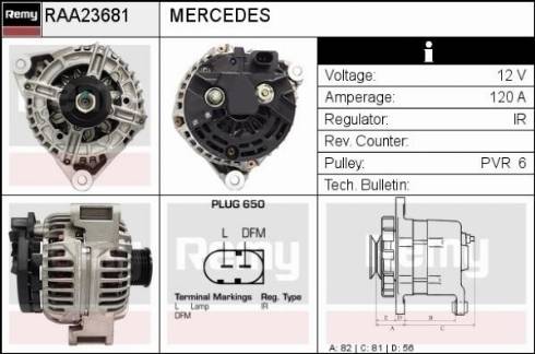 Remy RAA23681 - Alternator www.molydon.hr