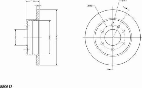 Remy RAD1125C - Kočioni disk www.molydon.hr