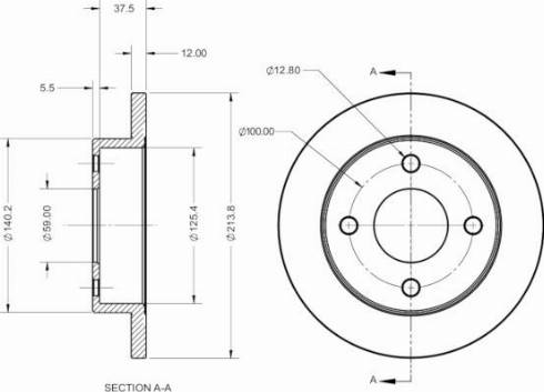 MDR MFD-2150 - Kočioni disk www.molydon.hr